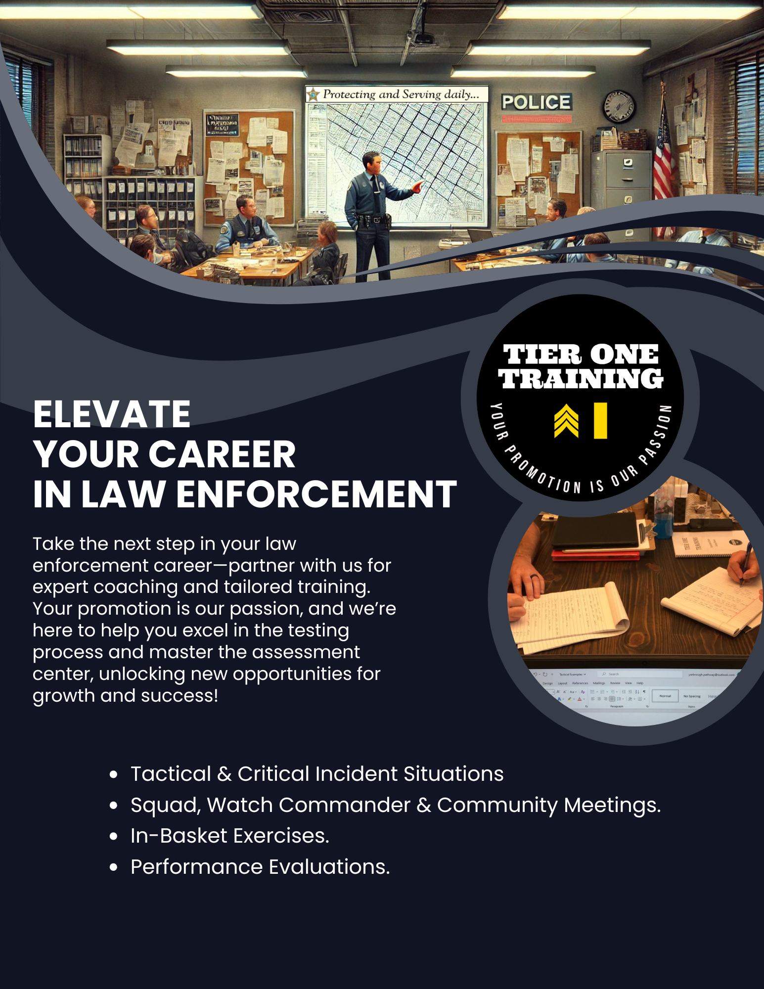 Tier One Training CTA Flyer